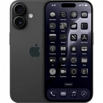 Смартфон Apple iPhone 16 Plus 256 ГБ чёрный